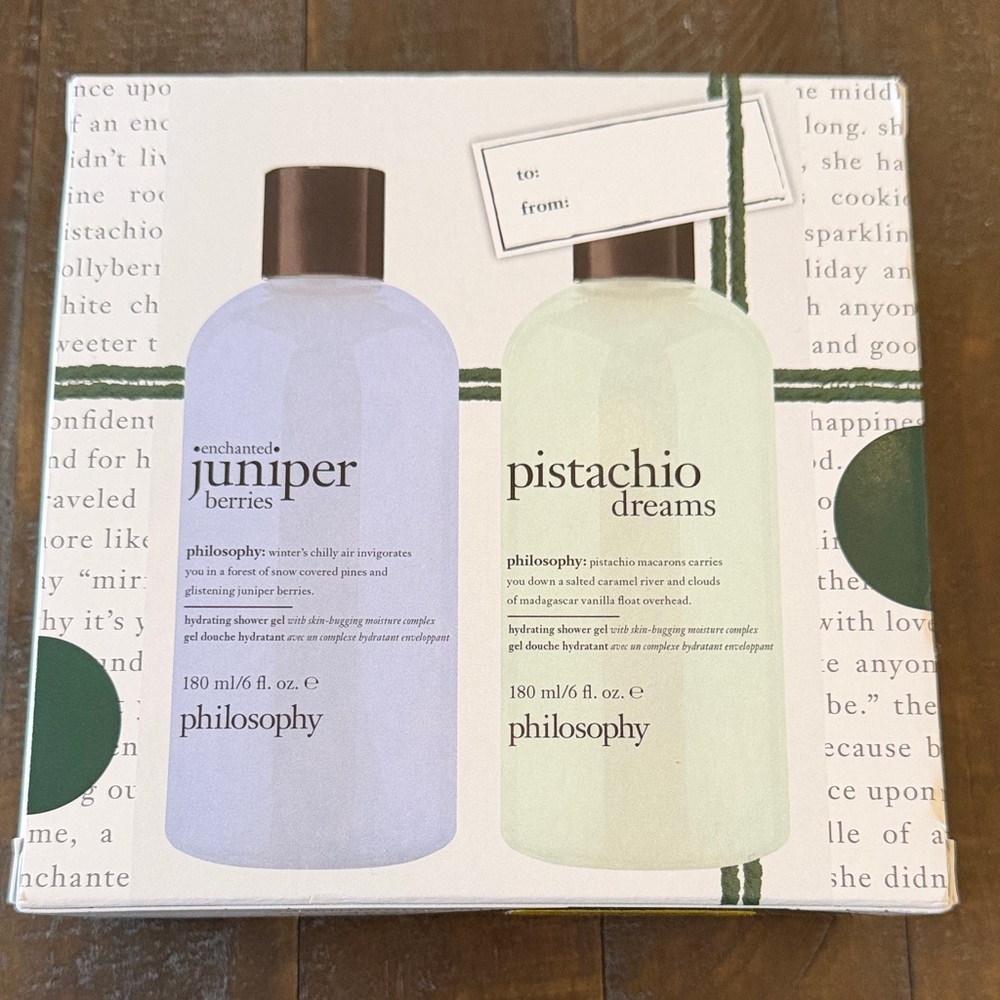 New Philosophy Juniper
Berries & Pistachio Dreams Body
Wash Set